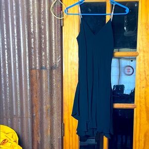 Black ASHLEE, Made in USA Evening Dress with rhinestones, Size 4